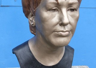 Mary McAleese Portrait Bust at Aras and Uactairain 2012 Refurbishment