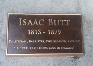 Isaac Butt Plaque