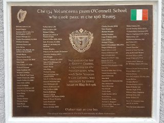 1 O’Connells School Plaque 5 ft x 4 ft
