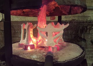 16 Heartsbane  Ceramic Shell ready for Pouring into Bronze
