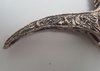 20 Heartsbane 3D Print finished Bronze crossguard