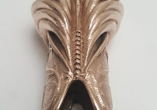 24 Heartsbane finished 3D Print Bronze Pommel