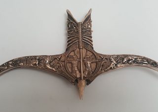 27 Heartsbane Modelled finished Bronze crossguard