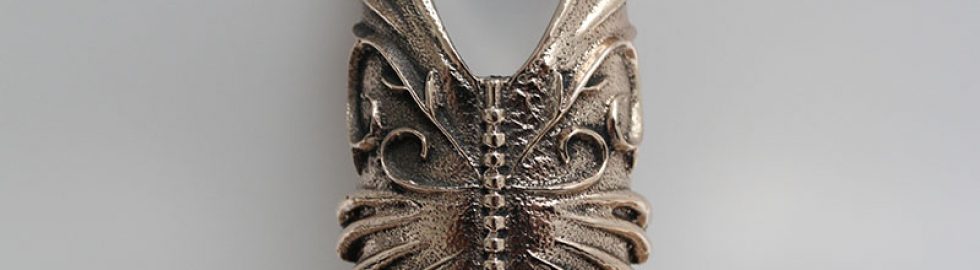 32 Heartsbane Modelled finished Bronze crossguard