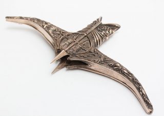 33 Heartsbane Modelled finished Bronze crossguard